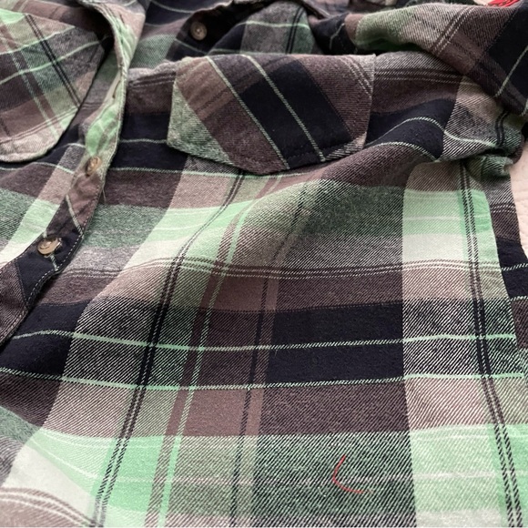 CANADA Weathergear Long Sleeved Shirt 100% Cotton Flannel Shirt Size MM - Picture 9 of 16